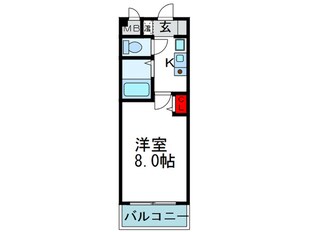 Ｋ緑地の物件間取画像